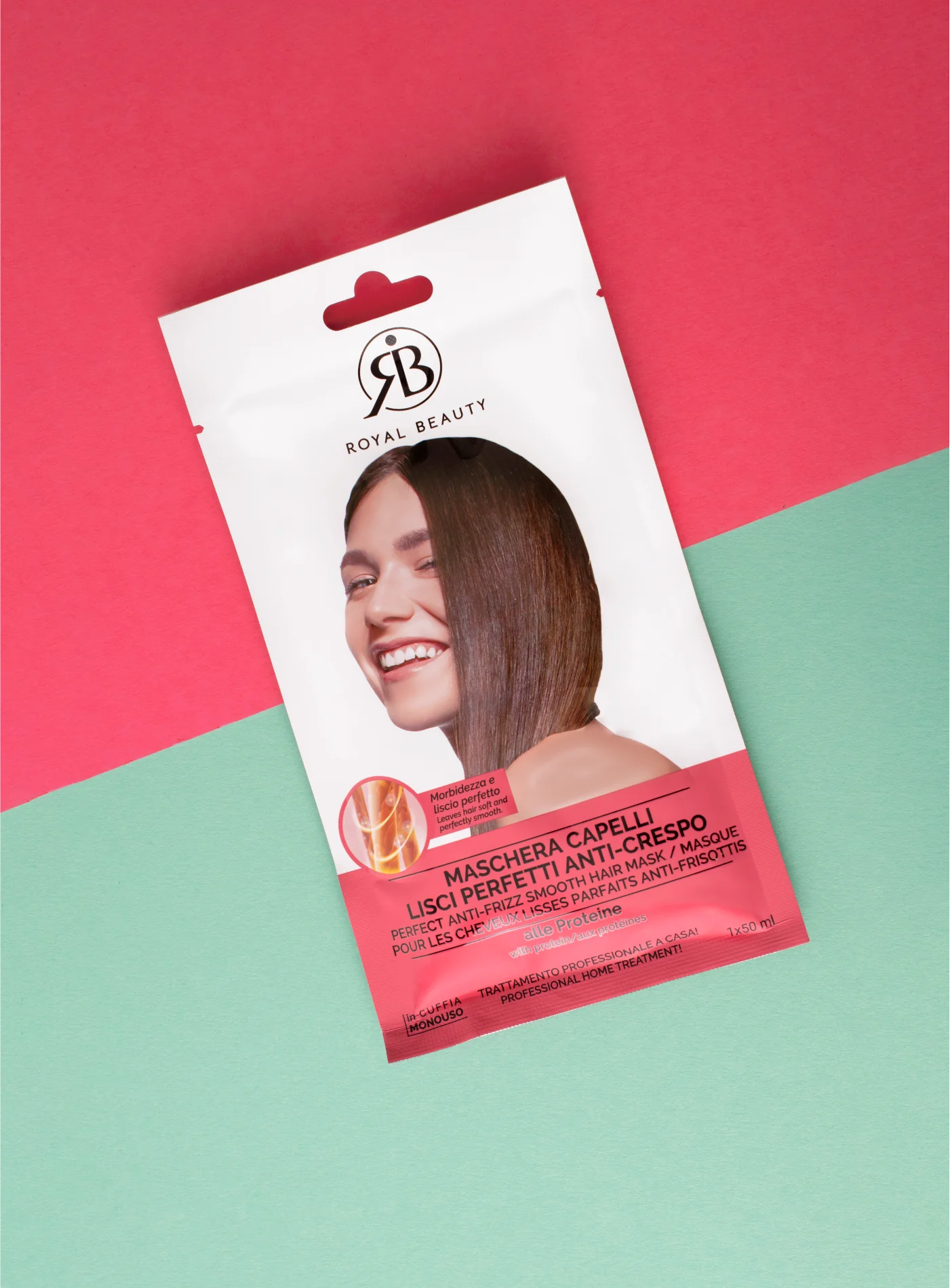 Maschera cuffia capelli alle proteine - Image 3