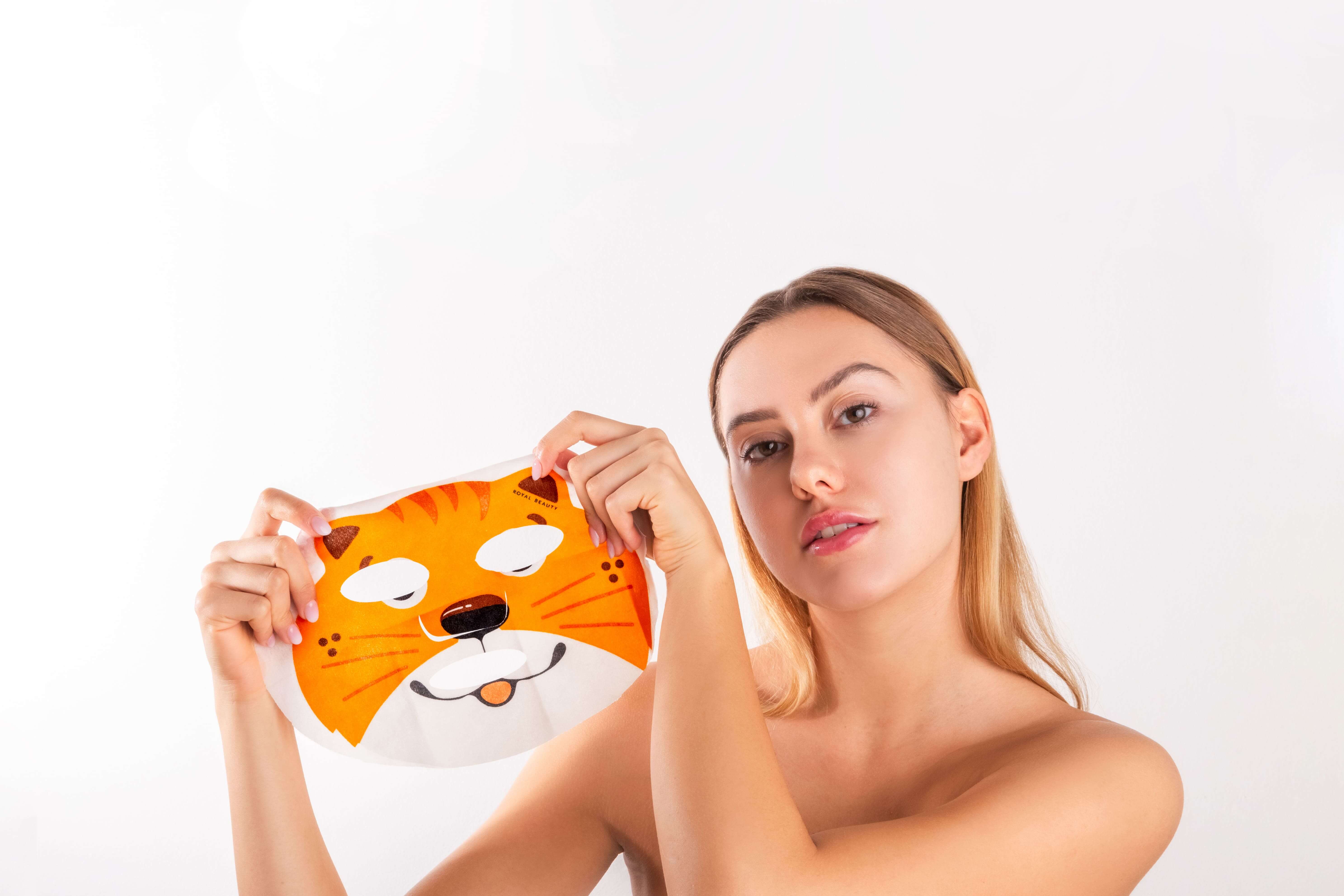 Maschera Viso Idratante in Tessuto - Gatto - Image 3